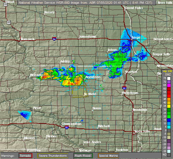Interactive Hail Maps Hail Map for Mansfield, SD
