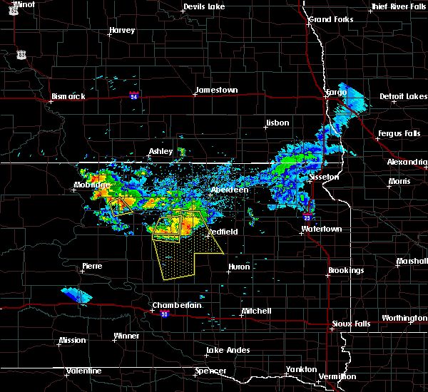 Interactive Hail Maps Hail Map for Hoven, SD