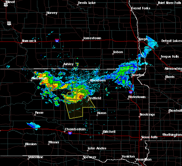 Interactive Hail Maps Hail Map for Tulare, SD