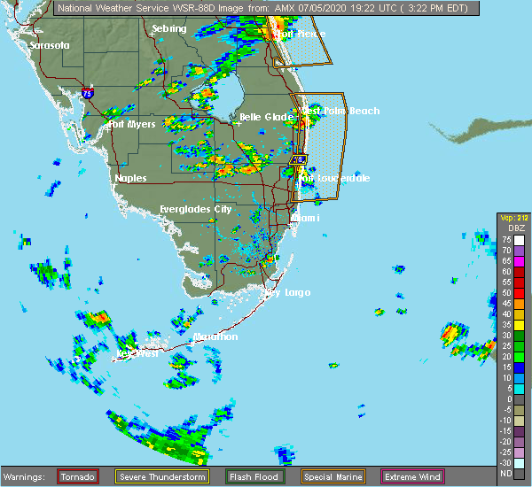 Interactive Hail Maps Hail Map for Lake Worth, FL