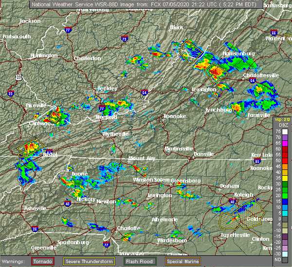 Interactive Hail Maps Hail Map for Deerfield, VA