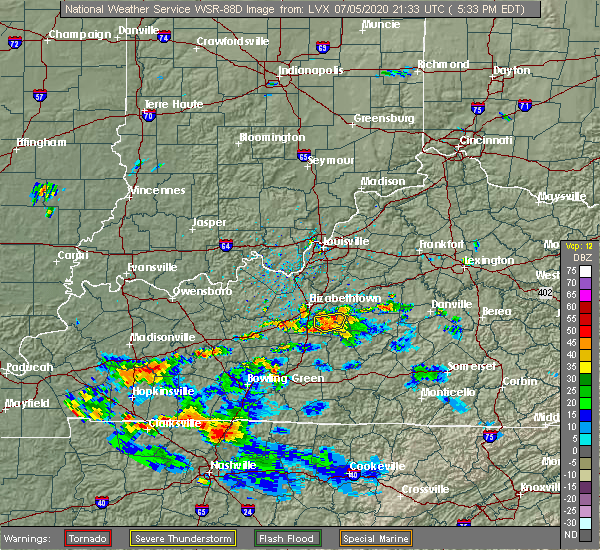 Interactive Hail Maps Hail Map for Hodgenville, KY