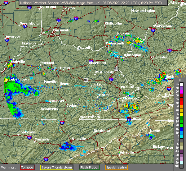 Interactive Hail Maps Hail Map for Cleveland, VA