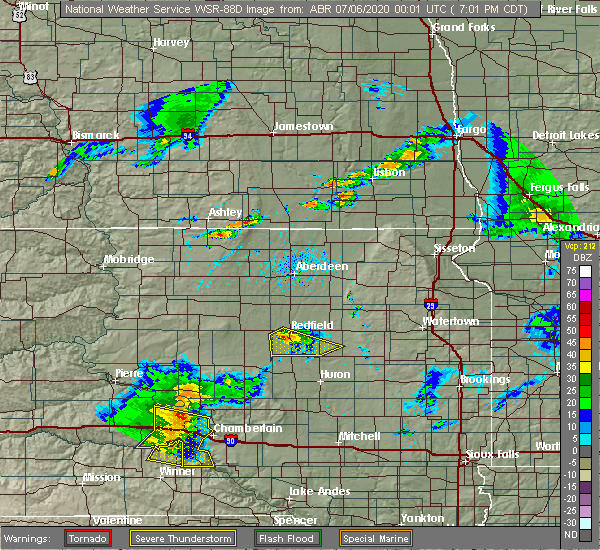 Interactive Hail Maps Hail Map for Reliance, SD