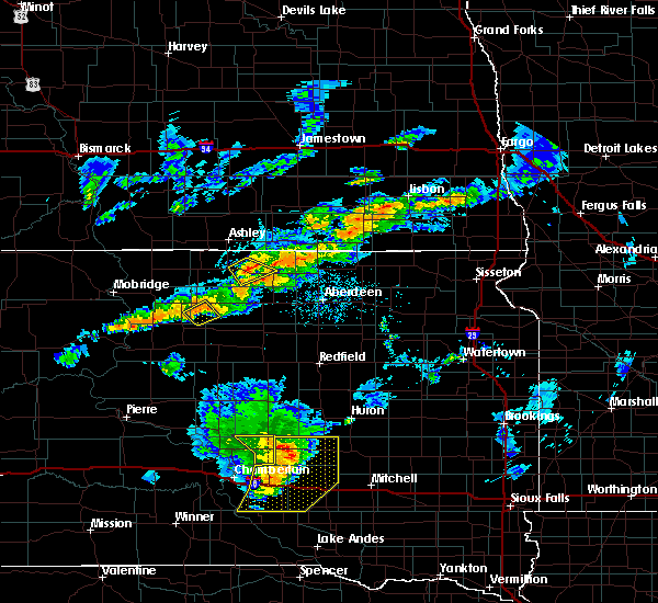 Interactive Hail Maps Hail Map for Leola, SD