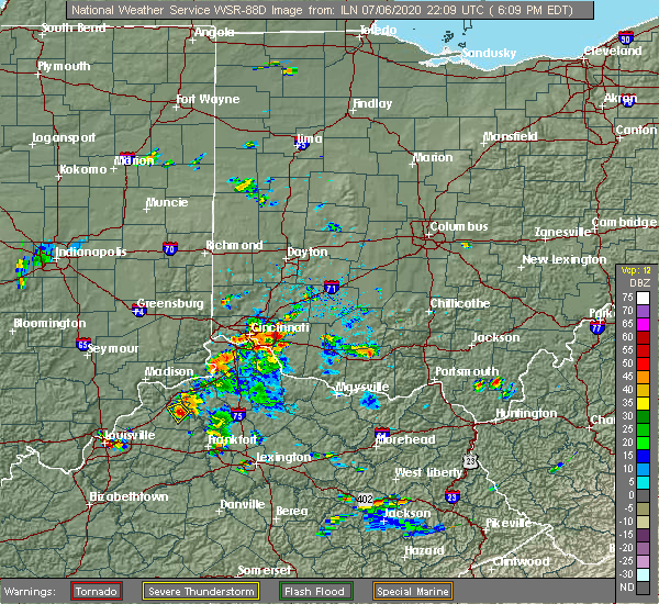 Interactive Hail Maps Hail Map for Milford, OH