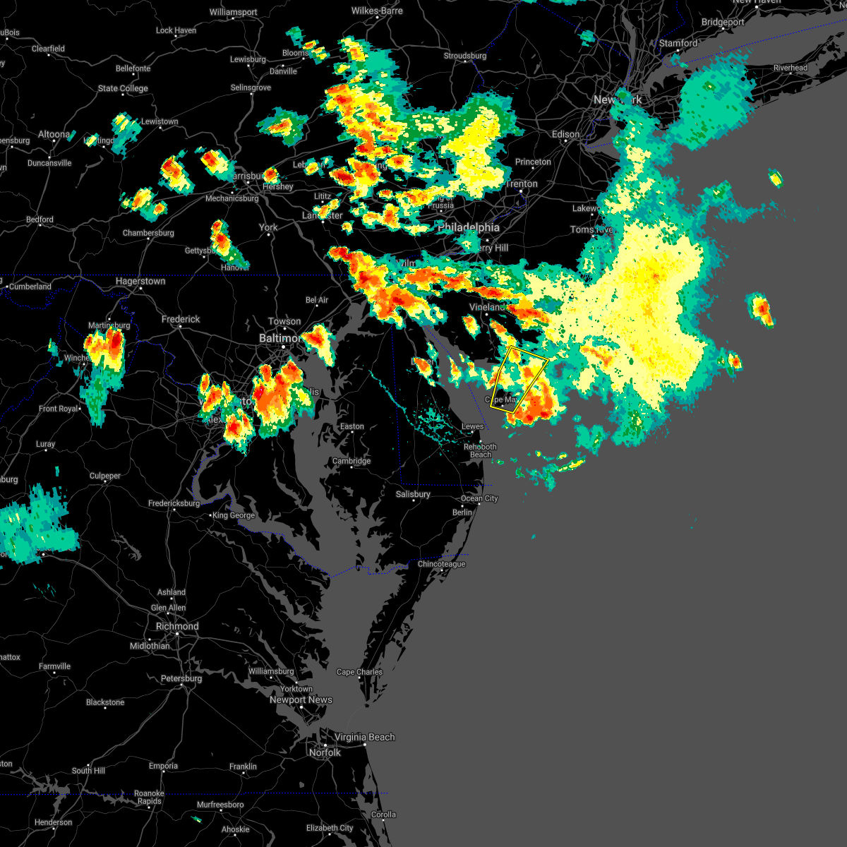 Interactive Hail Maps Hail Map for Sea Isle City, NJ