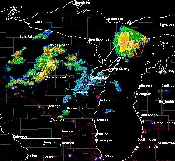 Interactive Hail Maps Hail Map for Mosinee, WI