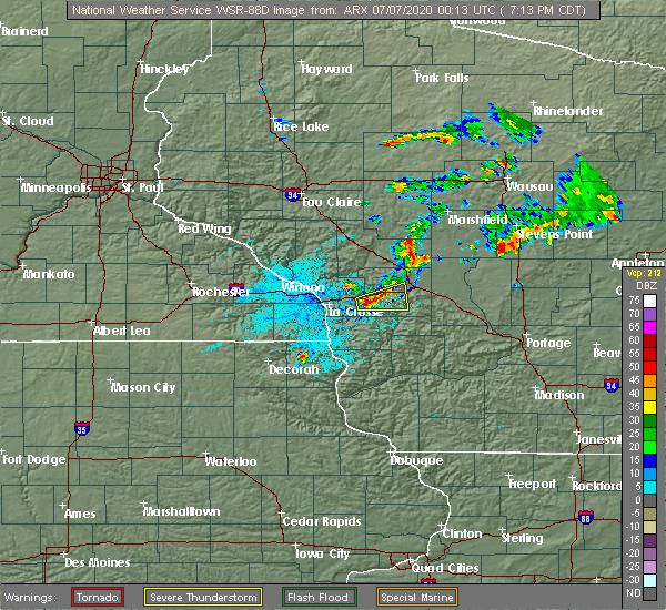 Interactive Hail Maps Hail Map for Sparta, WI