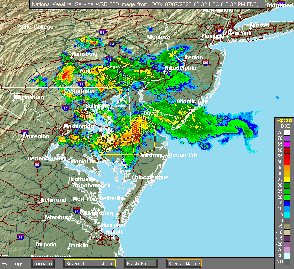 Interactive Hail Maps Hail Map for Sharptown, MD