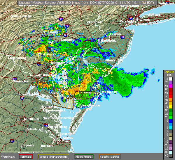 Interactive Hail Maps Hail Map for Princess Anne, MD