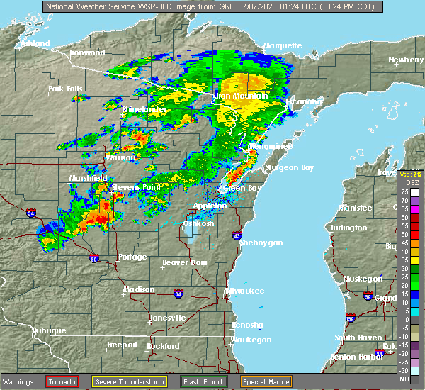 Interactive Hail Maps Hail Map for Wautoma, WI