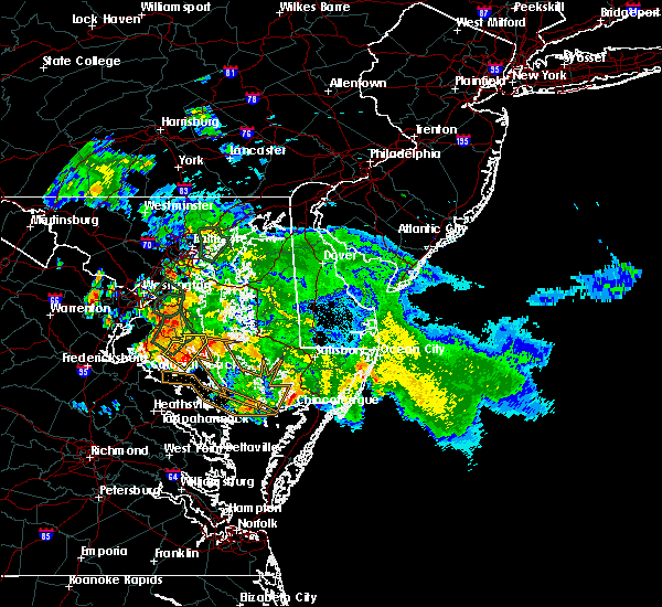 Interactive Hail Maps Hail Map for Crisfield, MD
