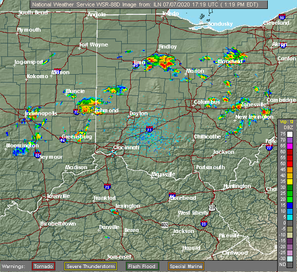 Interactive Hail Maps Hail Map for Fountain City, IN