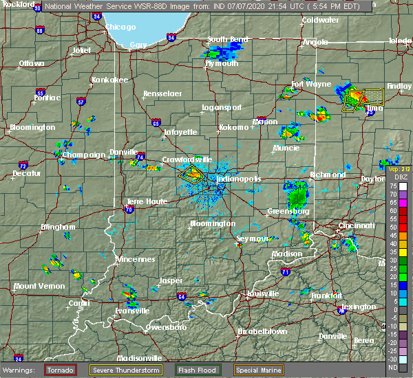Interactive Hail Maps Hail Map for Brownsburg, IN