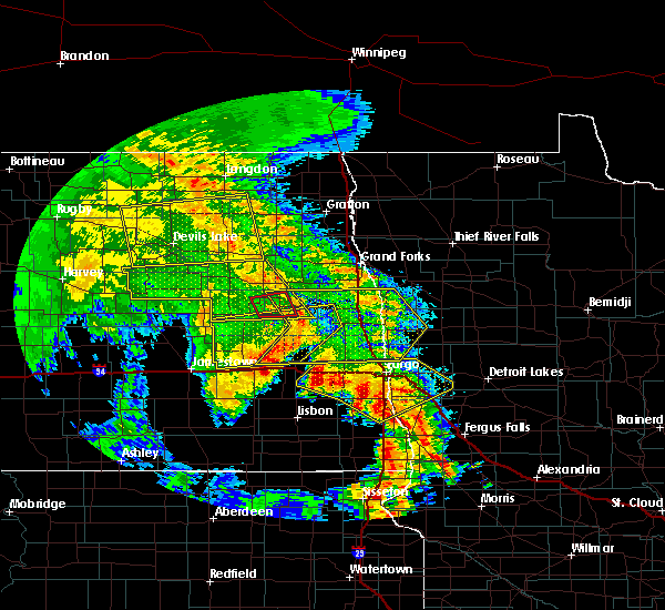 Interactive Hail Maps Hail Map for Minto, ND