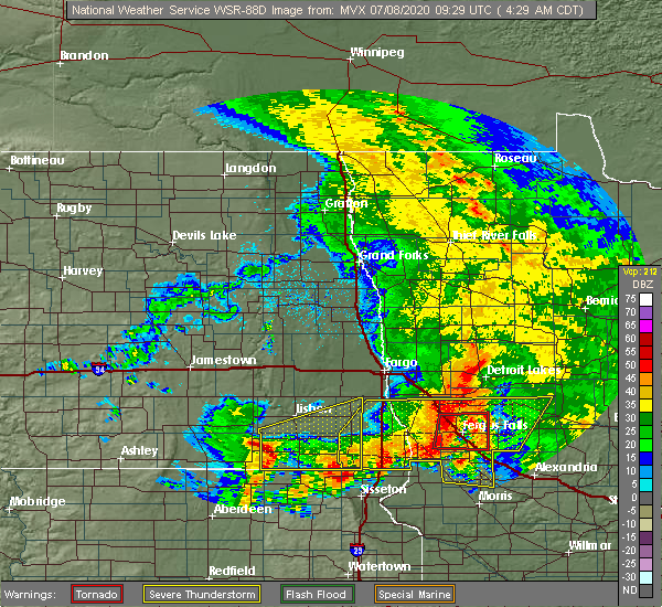 Interactive Hail Maps Hail Map for Fergus Falls, MN