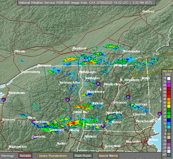 Interactive Hail Maps Hail Map for St. Albans, VT