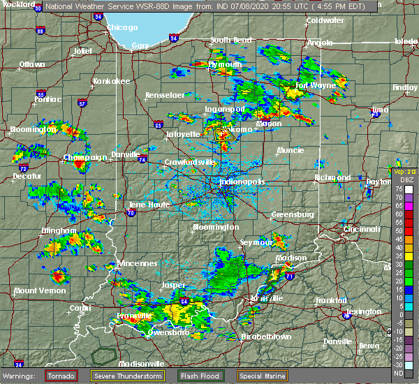 Interactive Hail Maps Hail Map for Tipton, IN