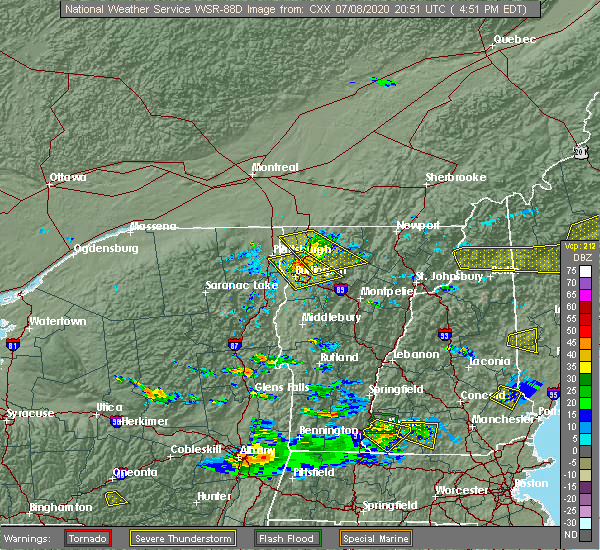 Interactive Hail Maps Hail Map for Milton, VT