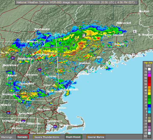 Interactive Hail Maps Hail Map for Waterville, ME