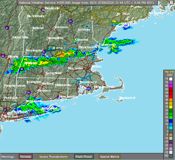 Interactive Hail Maps Hail Map for Milford, NH