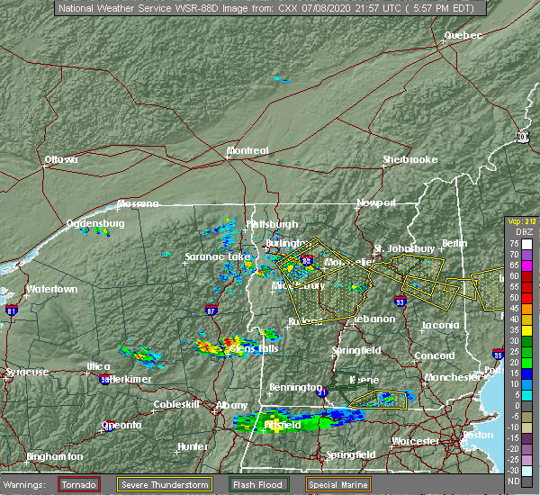 Interactive Hail Maps Hail Map for Newbury, VT