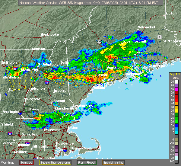 Interactive Hail Maps Hail Map for Boothbay Harbor, ME