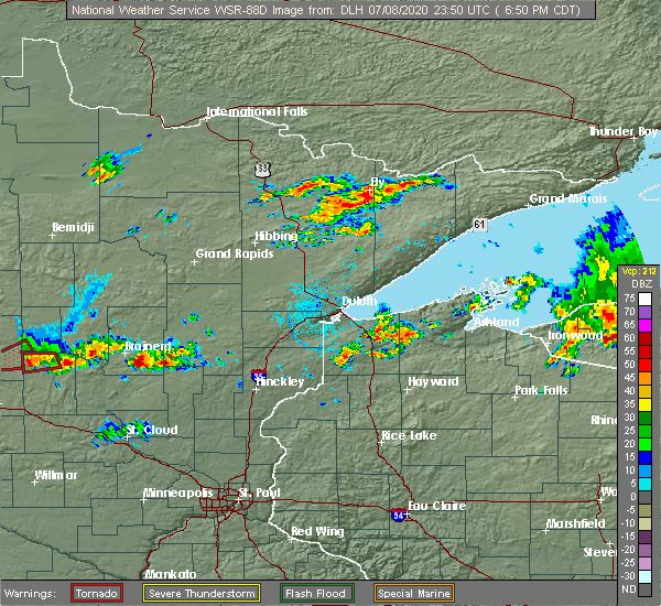 Interactive Hail Maps Hail Map for Lake Nebagamon, WI