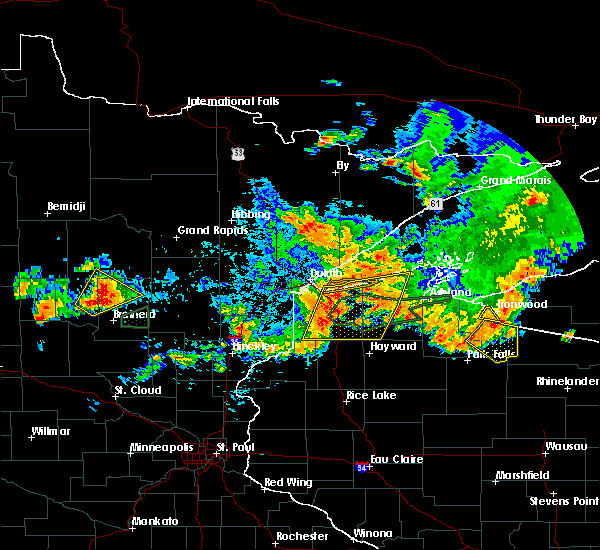 Interactive Hail Maps Hail Map for East Gull Lake, MN