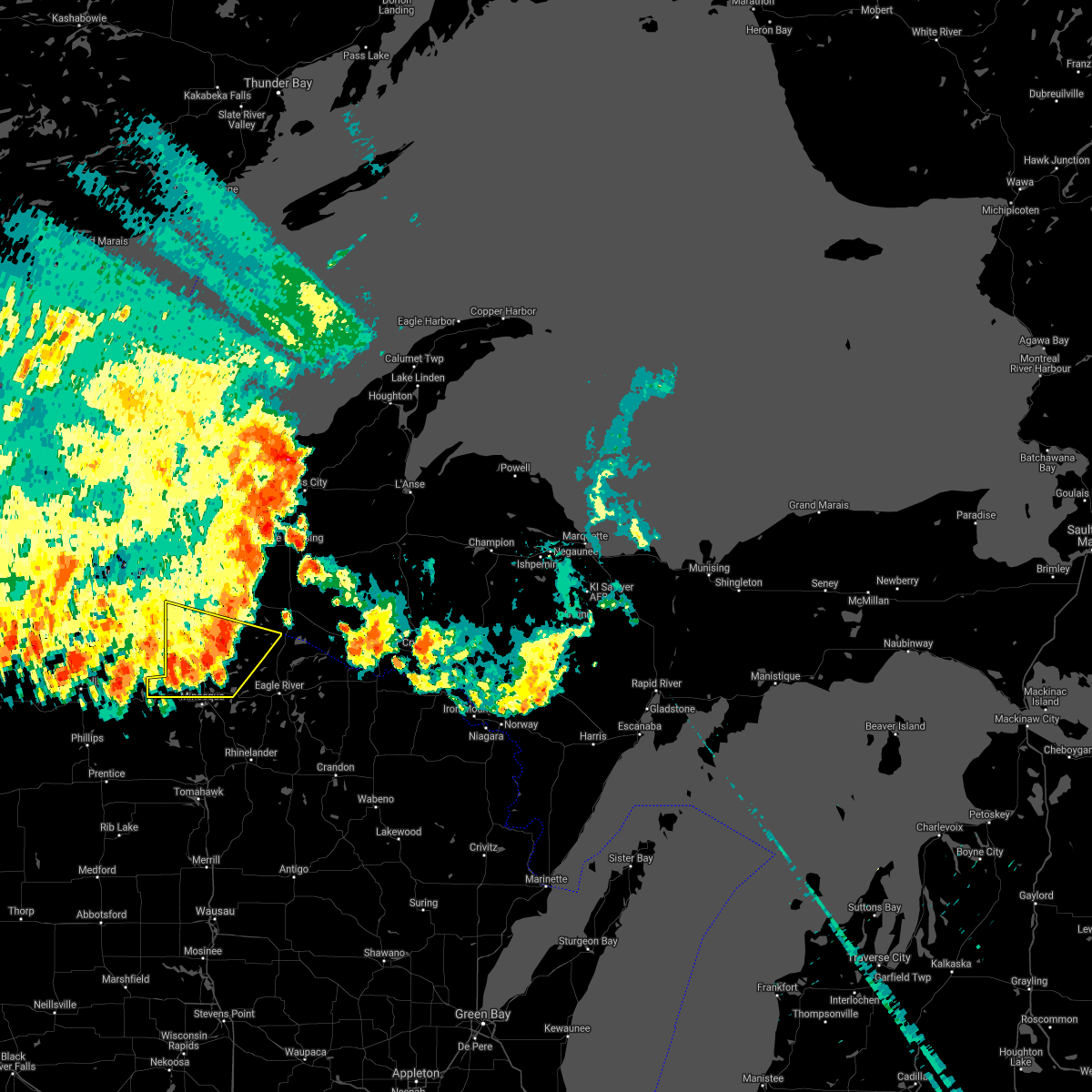 Interactive Hail Maps Hail Map for Lac du Flambeau, WI