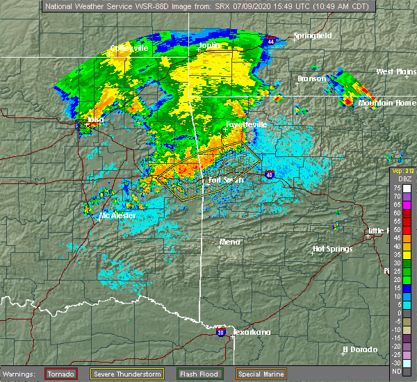 Interactive Hail Maps Hail Map for Van Buren, AR