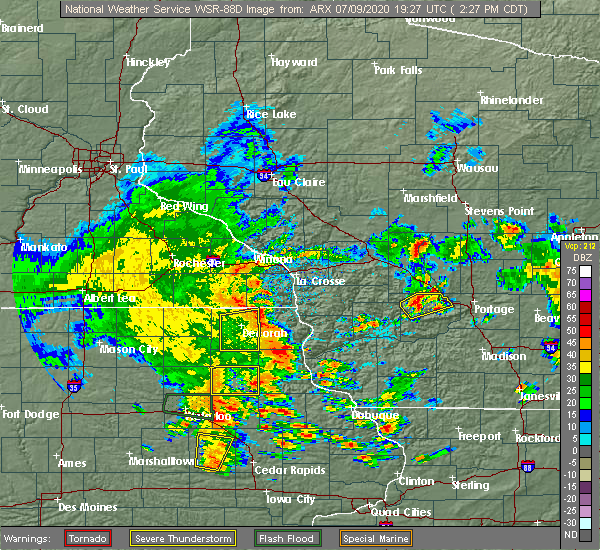 Interactive Hail Maps Hail Map for Mount Sterling, WI