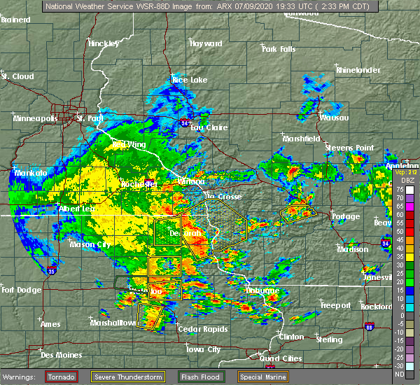 Interactive Hail Maps Hail Map for Oelwein, IA