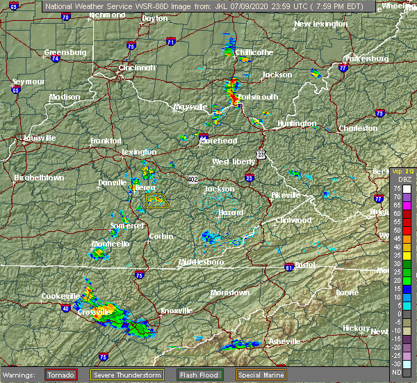 Interactive Hail Maps Hail Map for McKee, KY