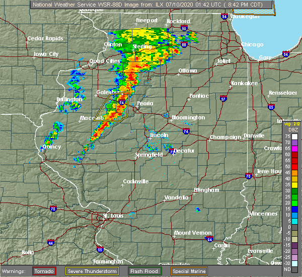 Interactive Hail Maps Hail Map for Peoria, IL