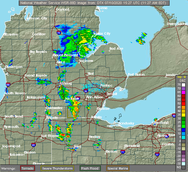 Interactive Hail Maps Hail Map for Clinton, MI