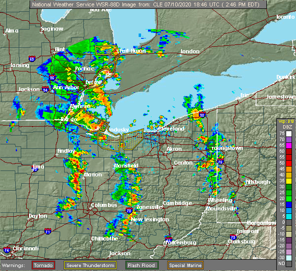 Interactive Hail Maps Hail Map for Kipton, OH