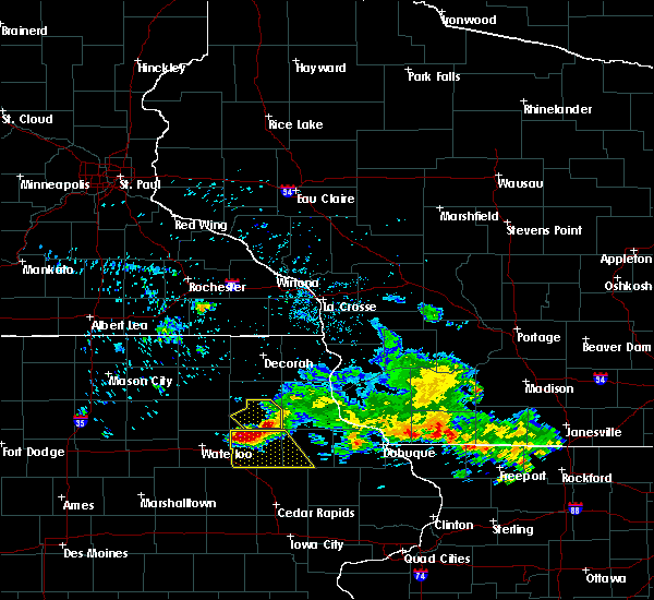 Interactive Hail Maps Hail Map for Arlington, IA