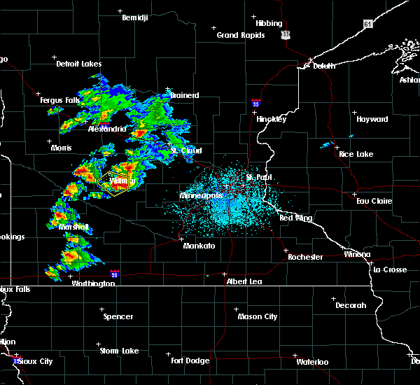 Interactive Hail Maps Hail Map for Cosmos, MN