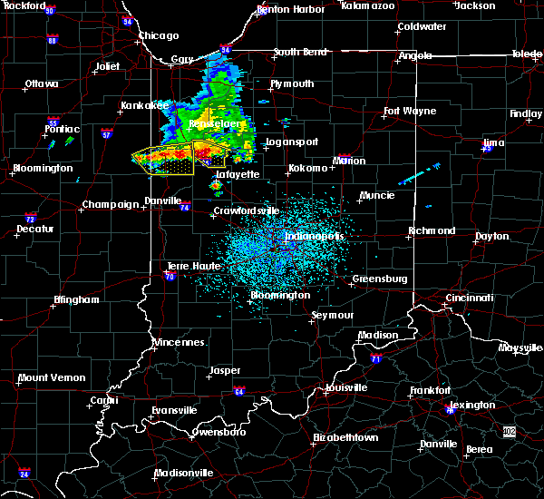 Interactive Hail Maps Hail Map for Wolcott, IN