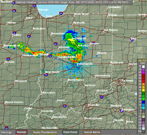 Interactive Hail Maps Hail Map for Carmel, IN