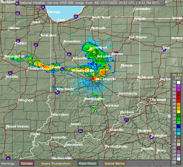 Interactive Hail Maps Hail Map for Carmel, IN