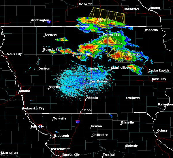 Interactive Hail Maps Hail Map for Evansdale, IA