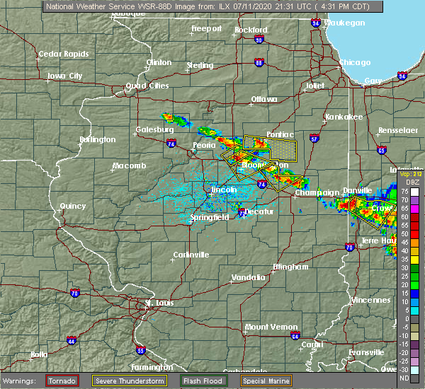 Interactive Hail Maps Hail Map for Pontiac, IL