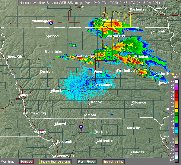 Interactive Hail Maps Hail Map for Parkersburg, IA