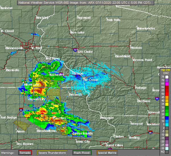 Interactive Hail Maps Hail Map for Fredericksburg, IA