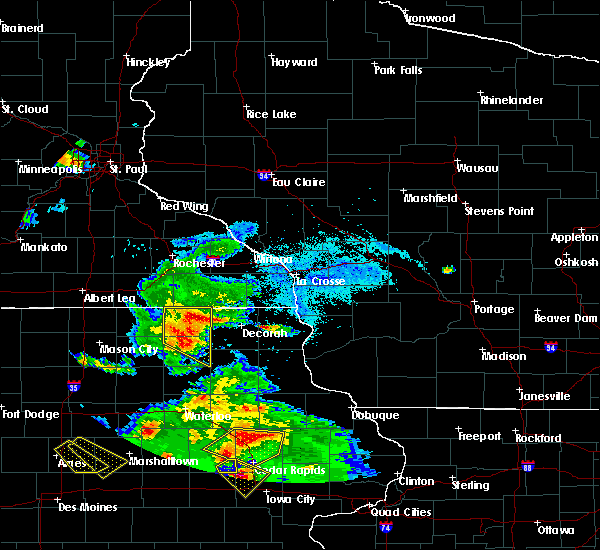 Interactive Hail Maps Hail Map for Cresco, IA