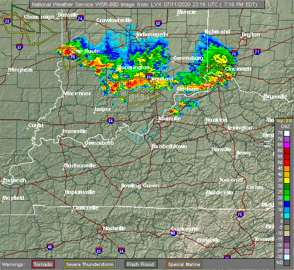 Interactive Hail Maps Hail Map for Salem, IN