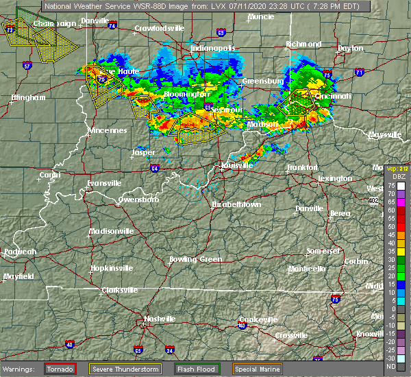 Interactive Hail Maps Hail Map for Salem, IN